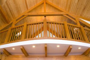 Timber Frame Home Inside